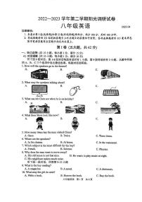 江苏省苏州高新区2022_2023学年下学期八年级英语期中阳光调研试卷