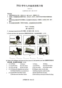 2023年上海市奉贤区中考二模英语试卷