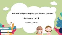 初中英语人教新目标 (Go for it) 版八年级上册Unit 10 If you go to the party you’ll have a great time!Section A获奖课件ppt