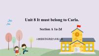 初中英语人教新目标 (Go for it) 版九年级全册Unit 8 It must belong to Carla.Section A优秀课件ppt