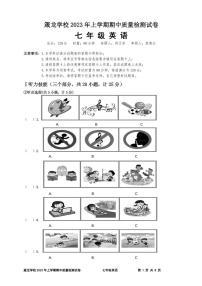 湖南省益阳市赫山区箴龙学校2022-2023学年下学期七年级期中英语