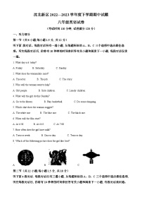 精品解析：辽宁省沈阳市沈北新区2022-2023学年八年级下学期期中考试英语试题（解析版）