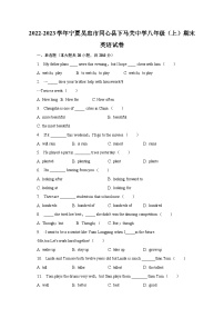 2022-2023学年宁夏吴忠市同心县下马关中学八年级（上）期末英语试卷