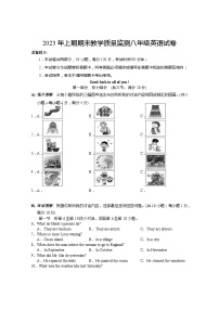 湖南省岳阳市岳阳楼区2022-2023学年八年级下学期6月期末英语试题