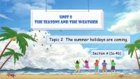 仁爱科普版七年级下册Unit 8 The seasons and the WeatherTopic 2 The summer holidays are coming.课堂教学ppt课件