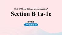 人教新目标 (Go for it) 版八年级上册Section B一等奖课件ppt