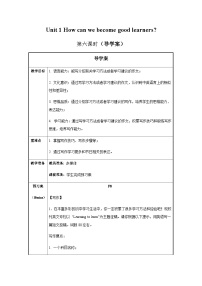 人教新目标 (Go for it) 版九年级全册Section B精品学案及答案