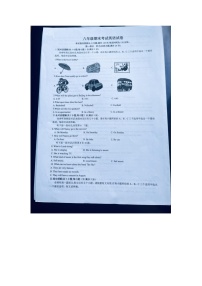 安徽省合肥市肥东县2022-2023学年八年级下学期期末英语试卷
