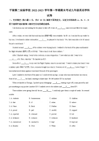 精品解析：广东省深圳市龙岗区平湖第二实验学校2022-2023学年九年级上学期期末英语试题（解析版）