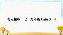 人教版中考英语复习考点精练十七九年级Units3－4作业课件