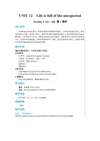 人教新目标 (Go for it) 版九年级全册Section A优秀第1课时教案设计