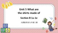 人教新目标 (Go for it) 版九年级全册Unit 5 What are the shirts made of?Section B完美版课件ppt
