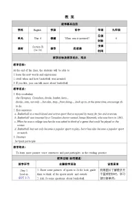 初中英语人教新目标 (Go for it) 版九年级全册Section B精品教案