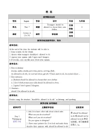初中英语人教新目标 (Go for it) 版九年级全册Section A获奖教案