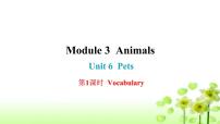 沪教牛津版(六三制)八年级下册Module3 AnimalsUnit 6 Pets作业ppt课件