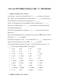 宁夏银川市兴庆区2022-2023学年八年级下期末英语试卷（含答案）