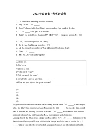 2023年山西省中考英语试卷（含答案解析）