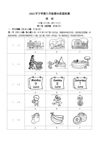 湖南省娄底市涟源市2022-2023学年八年级上学期期末英语试题（含答案）