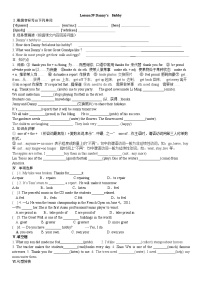 初中英语冀教版八年级上册Lesson 34 Flying Donuts精品学案