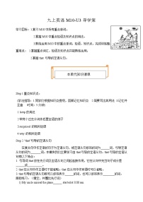 外研版 (新标准)九年级上册Module 1 Wonders of the worldUnit 3 Language in use优秀导学案