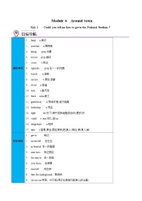 外研版 (新标准)七年级下册Module 6 Around townUnit 1 Could you tell me how to get to the National Stadium精品课后测评