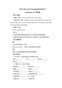 初中英语人教新目标 (Go for it) 版九年级全册Section A学案