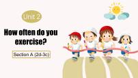 初中英语人教新目标 (Go for it) 版八年级上册Unit 2 How often do you exercise?Section A图片ppt课件