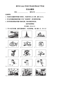 2022年湖北省黄石市中考英语真题（解析版）