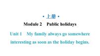 初中外研版 (新标准)Unit 1 My family always go somewhere interesting as soon as the holiday begins.集体备课ppt课件