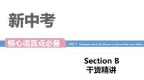 人教新目标 (Go for it) 版Unit 7 Teenagers should be allowed to choose their own clothes.Section B说课课件ppt