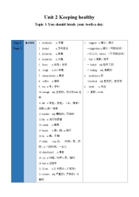 【期中单元考点讲练】（仁爱版）2023-2024学年八年级上册英语Unit 2 Topic 1考点讲练试卷