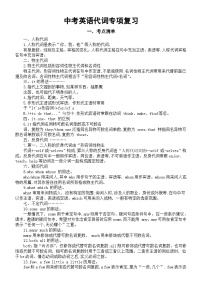 初中英语2024届中考代词专项复习（考点清单+精题精练）