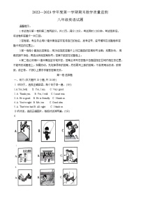 山东省滨州市阳信县2022-2023学年八年级上学期期末质量检测英语试题