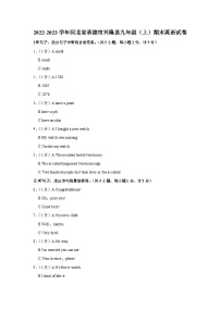 河北省承德市兴隆县2022-2023学年九年级上学期期末英语试卷