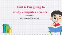 初中Unit 6 I’m going to study computer science.Section A教学演示免费课件ppt