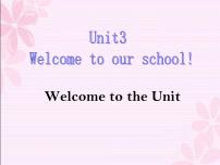 初中英语牛津译林版七年级上册Welcome to the unit示范课ppt课件