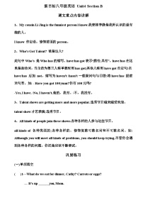 初中人教新目标 (Go for it) 版Section B练习题