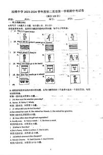 广东省汕头市金平区汕樟中学2023-2024学年八年级上学期11月期中英语试题