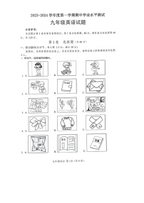 山东省菏泽市巨野县2023-2024学年九年级上学期11月期中英语试题