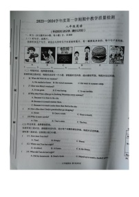 广西壮族自治区北海市合浦县2023-2024学年八年级上学期11月期中英语试题