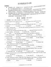 江苏省南京市玄武区2023-2024学年九年级上学期11月期中英语试题