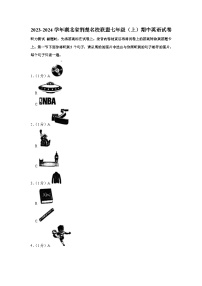 湖北省荆楚名校联盟2023-2024学年七年级上学期期中英语试卷