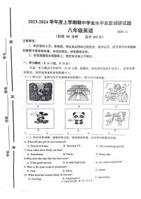 山东省临沂市临沂经济技术开发区2023-2024学年八年级上学期11月期中英语试题