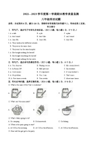 河北省邯郸市鸡泽县2022-2023学年八年级上学期期末考试英语试题