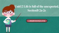 初中英语人教新目标 (Go for it) 版九年级全册Unit 12 Life is full of the unexpected.Section B评优课课件ppt