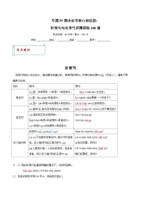 专题05 期末必考核心语法四：祈使句与反身代词精讲练100道-2023-2024学年八年级上学期期末考点全预测（牛津译林版）