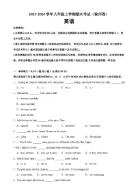 八年级英语上学期期末考试（徐州专用）-2023-2024学年八年级英语上册单元重难点易错题精练（牛津译林版）