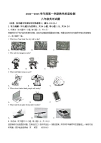 广东省潮州市饶平县2022-2023学年八年级上学期期末英语试题(无答案)