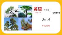 初中英语沪教牛津版(六三制)七年级下册Unit 4 Save the trees.习题