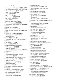 牛津译林版英语8A-Unit5-8知识点复习